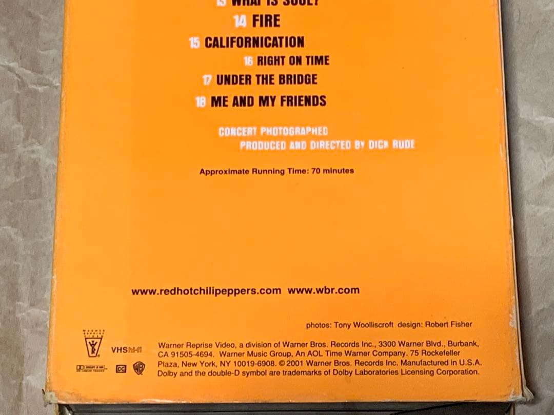 ミュージック Red Hot Chili Peppers: OFF THE MAP [VHS]