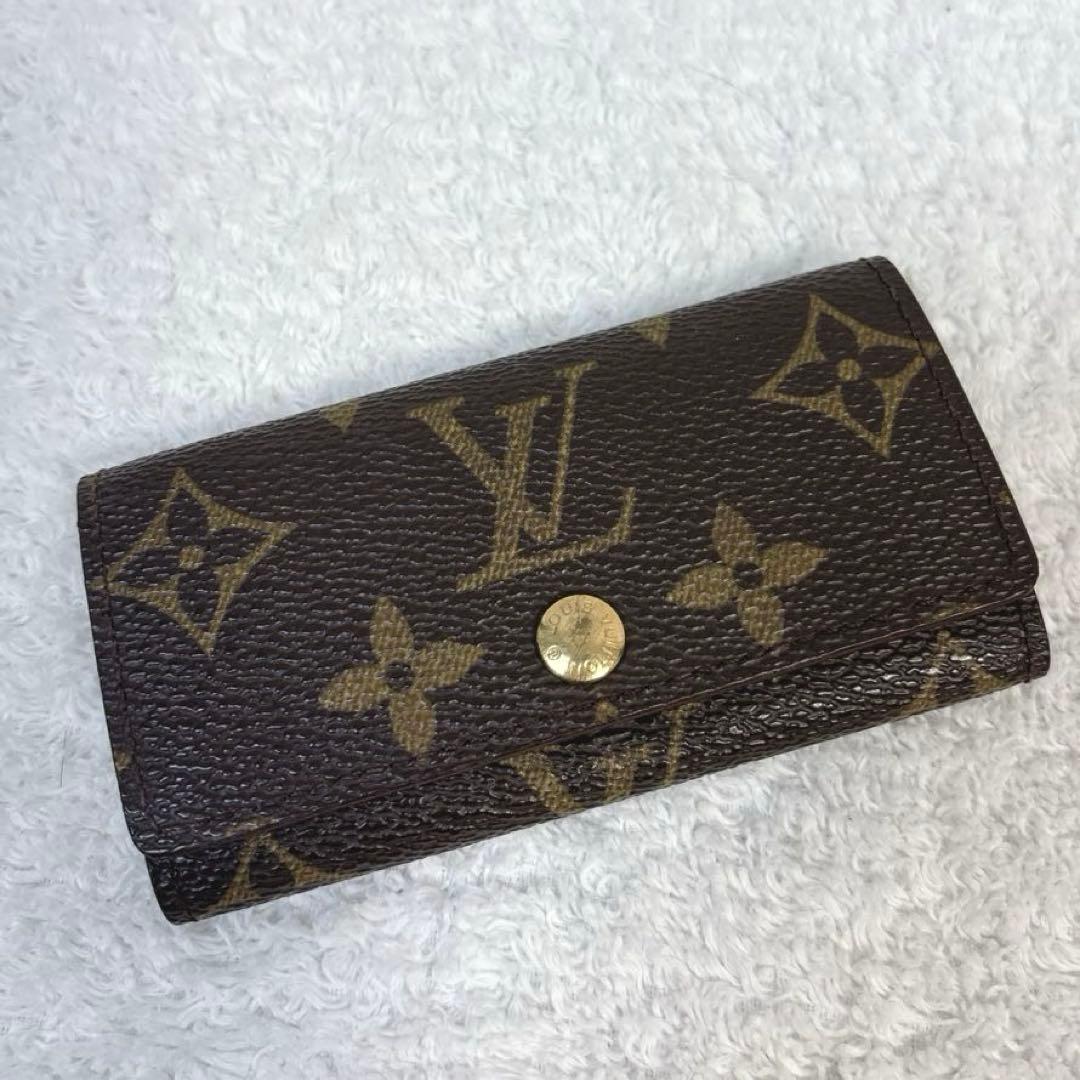 【美品】ルイ・ヴィトン　Louis Vuitton モノグラム 4連　キーケース