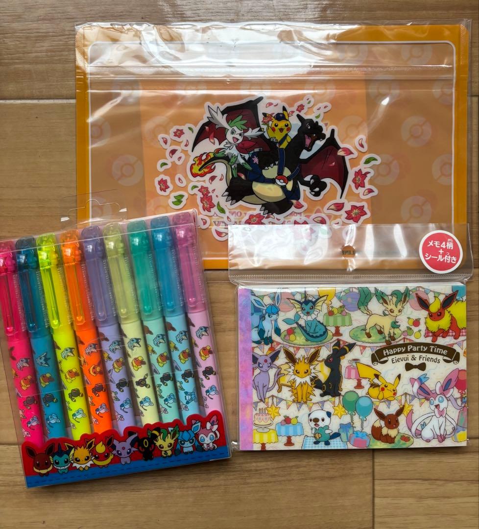 ポケモンセンター 文房具 リングノート クリアファイル まとめ セット