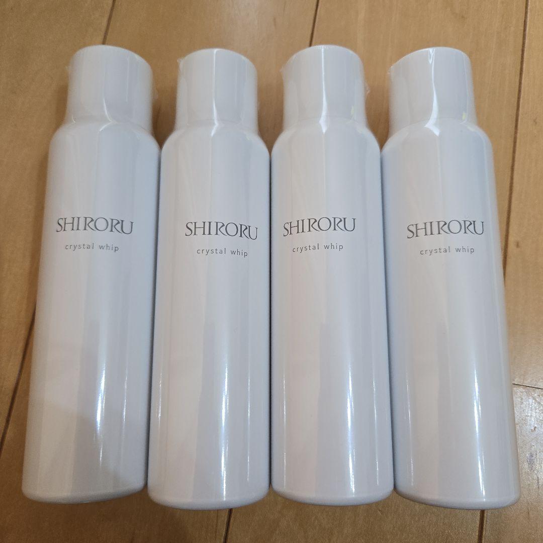 SHIRORU 洗顔料 クリスタルホイップ 4本セット