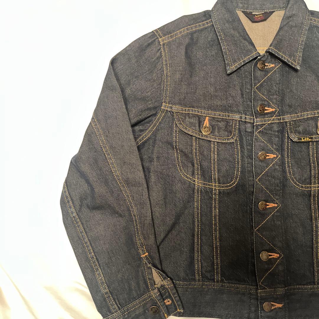 極美品/真紺　Lee 101-J 復刻 デニムジャケット エドウイン製 日本製S