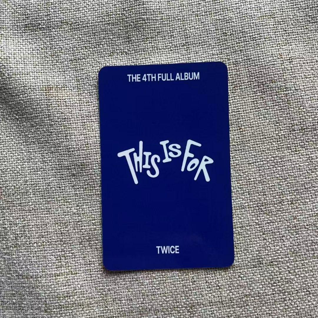 TWICE THIS IS FOR 限定 サノク トレカ ツウィ