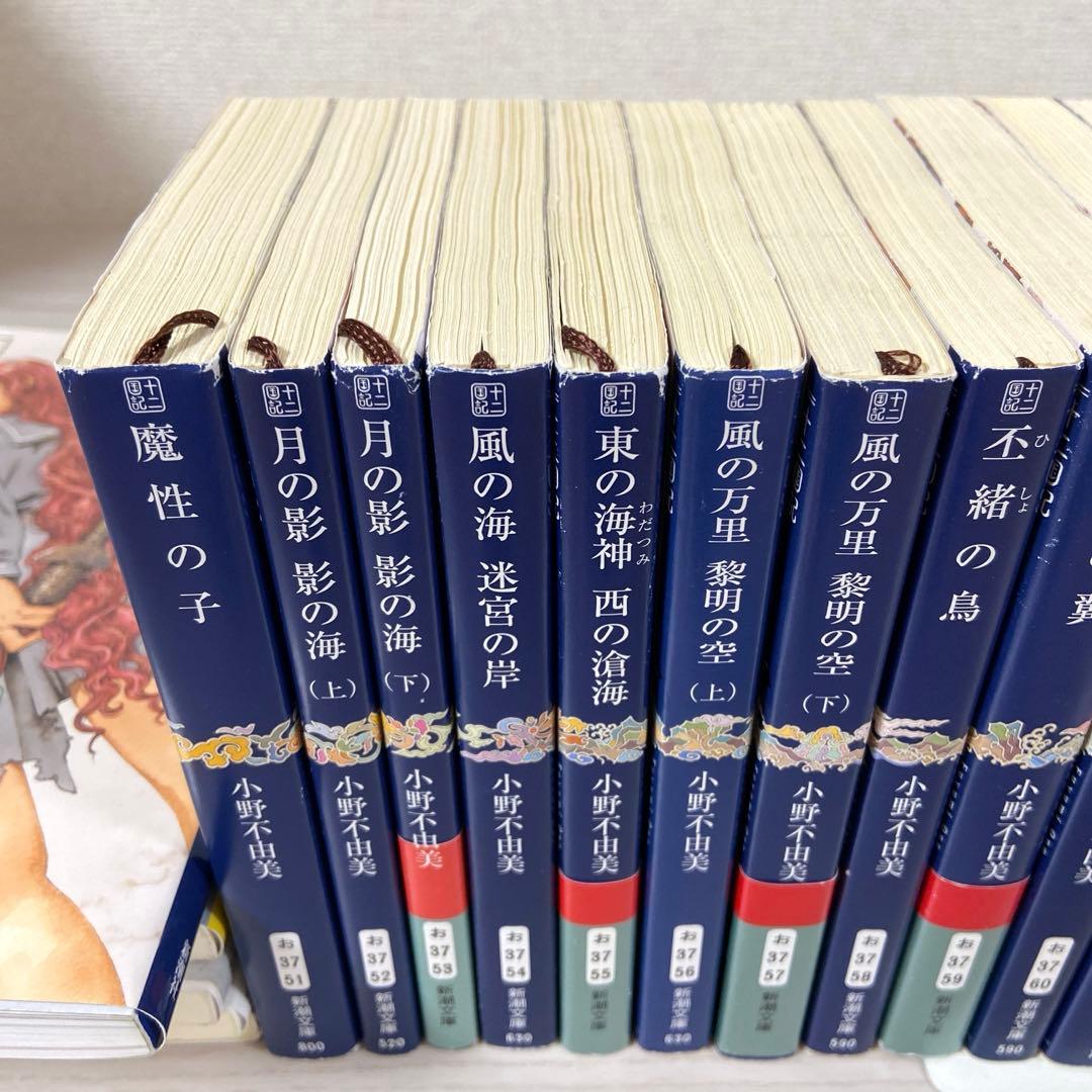 十二国記　全巻セット　小野不由美　白銀の墟玄の月　ガイドブック　新潮文庫　完結