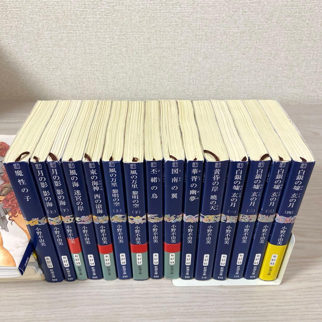 十二国記　全巻セット　小野不由美　白銀の墟玄の月　ガイドブック　新潮文庫　完結