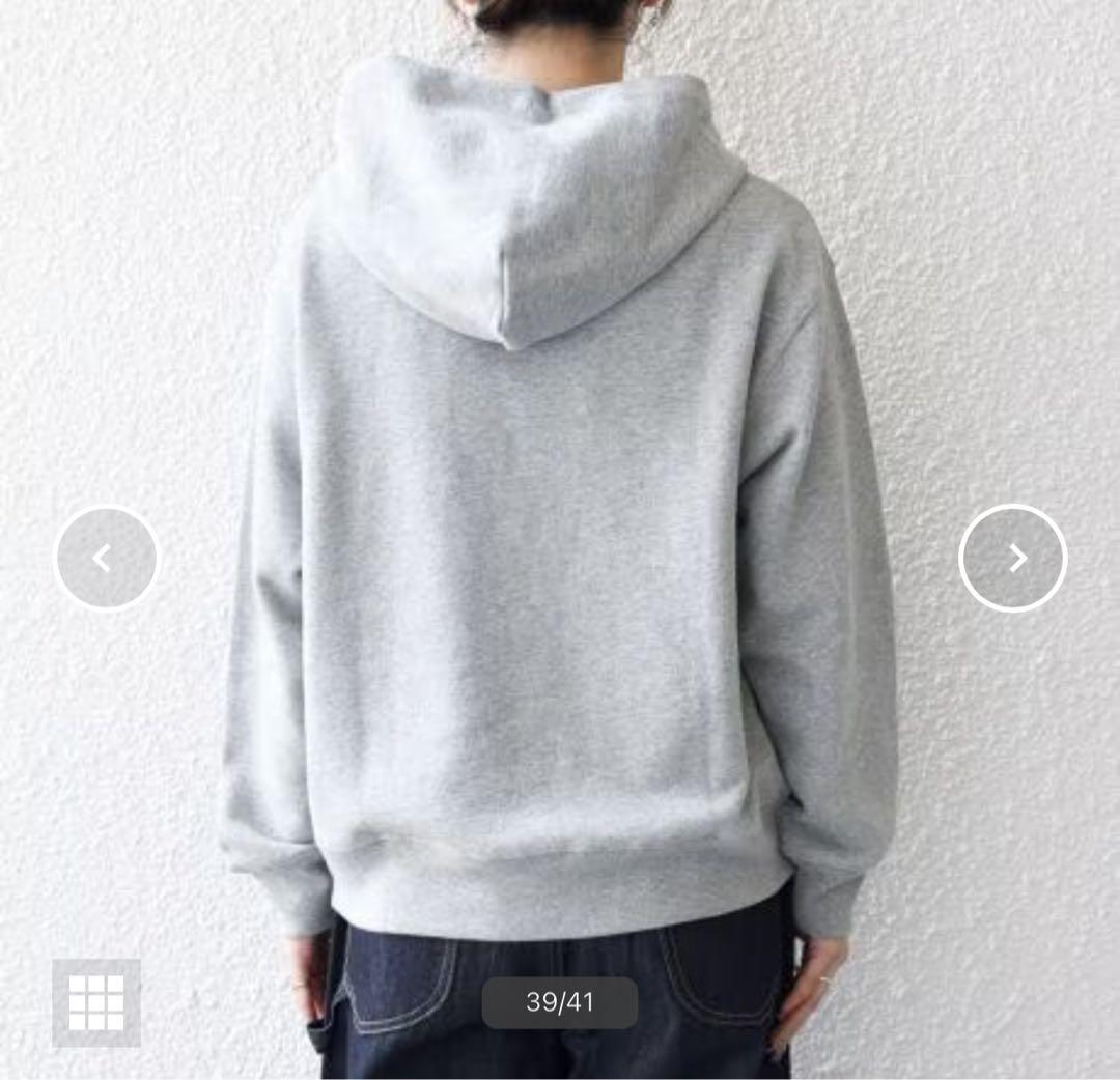 【SHIPS any別注】THE KNiTS:〈洗濯機可能〉ロゴプリントパーカー