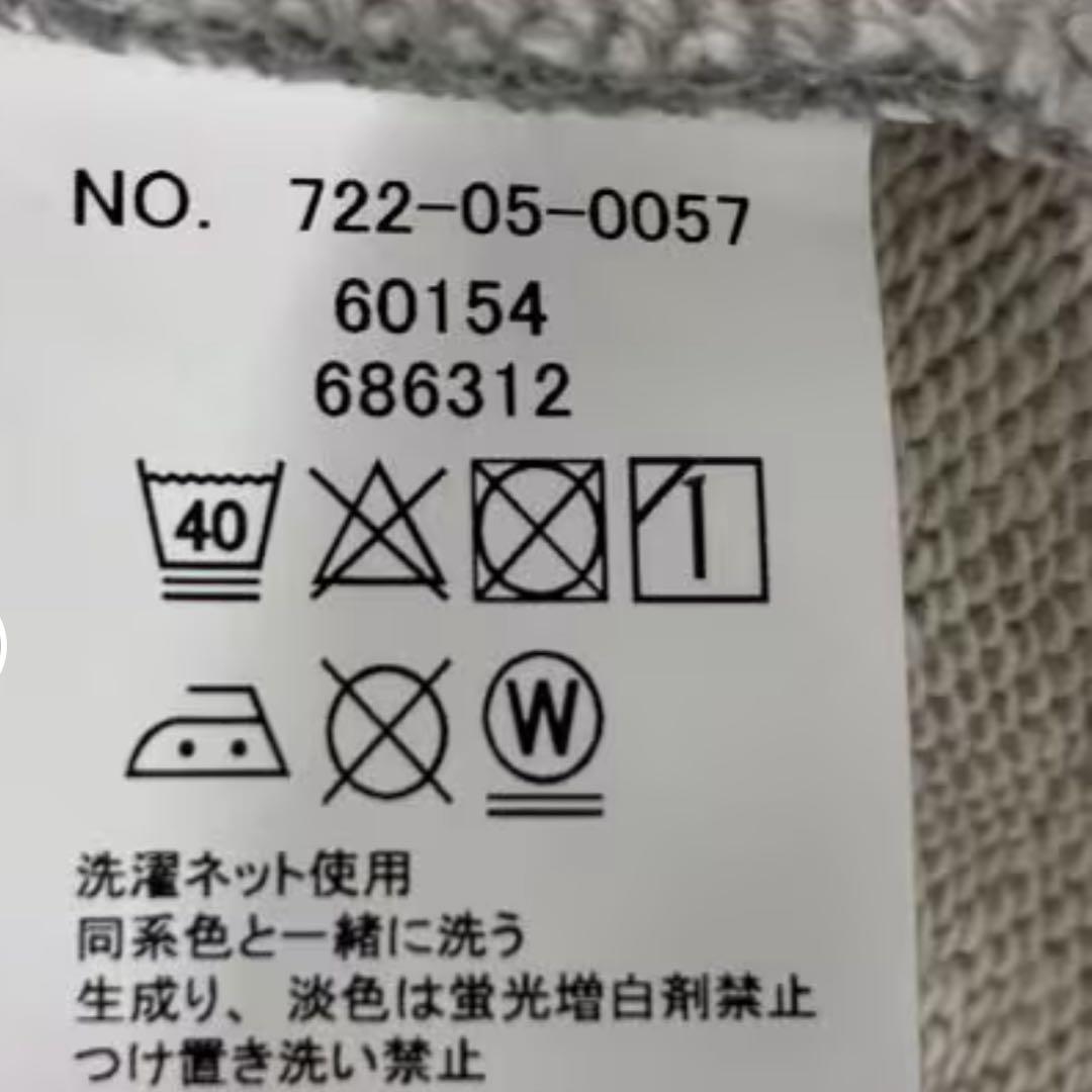 【SHIPS any別注】THE KNiTS:〈洗濯機可能〉ロゴプリントパーカー