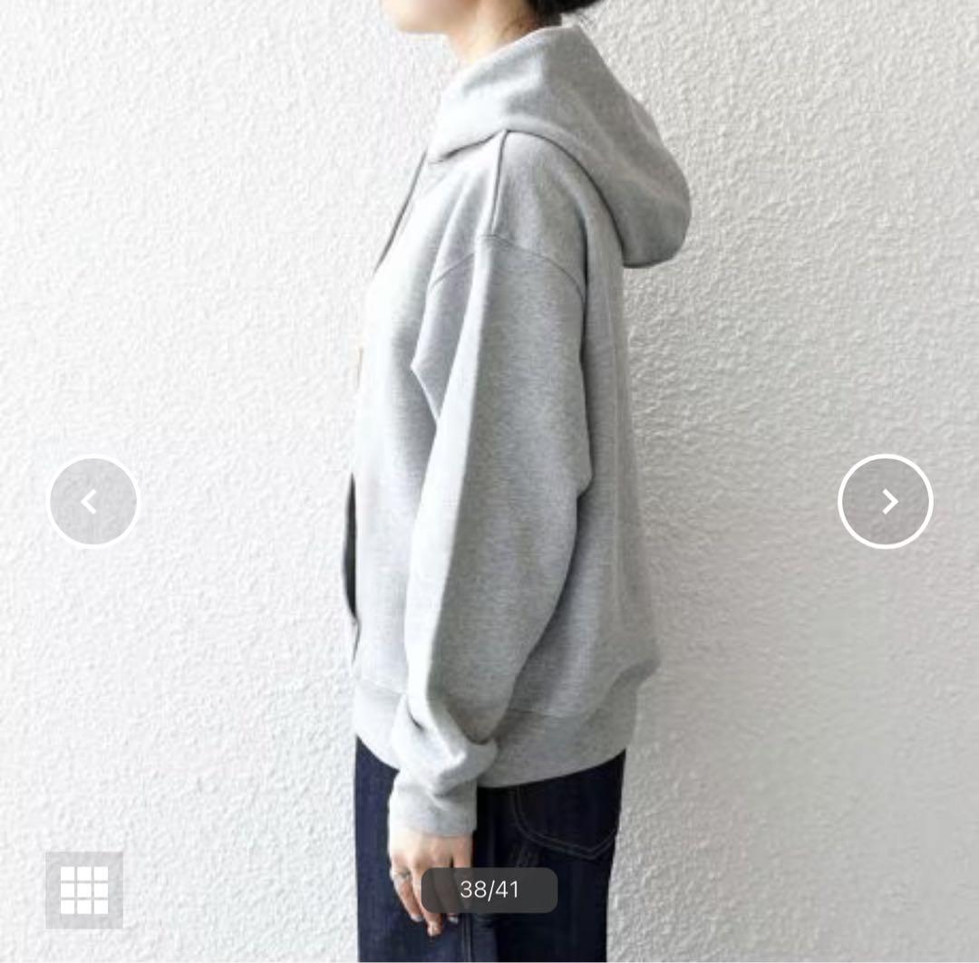 【SHIPS any別注】THE KNiTS:〈洗濯機可能〉ロゴプリントパーカー