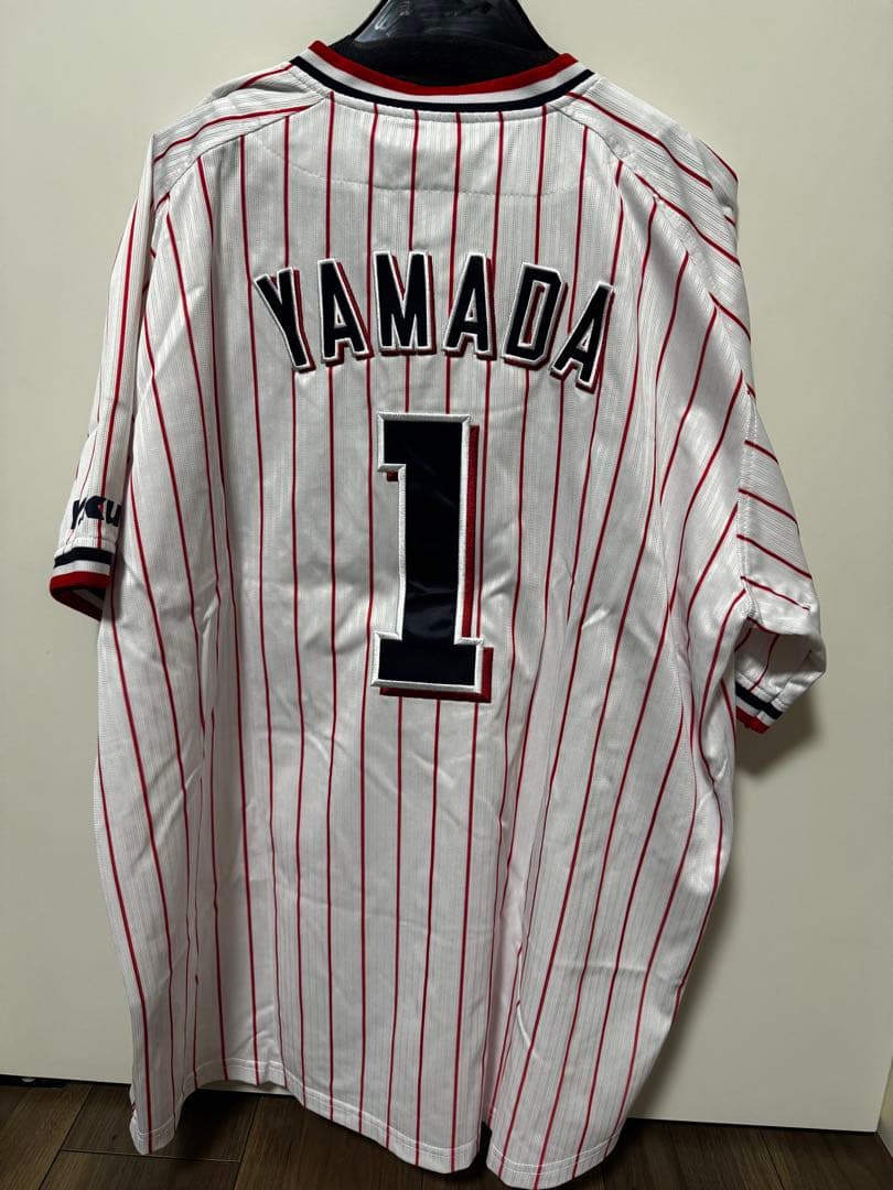 東京ヤクルトスワローズ　レプリカユニフォーム　ホーム　山田哲人選手　Lサイズ