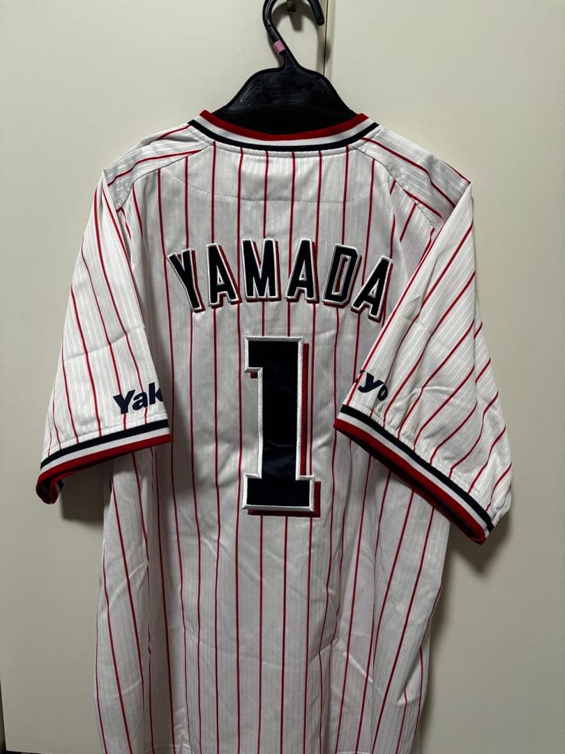 東京ヤクルトスワローズ　レプリカユニフォーム　ホーム　山田哲人選手　Lサイズ