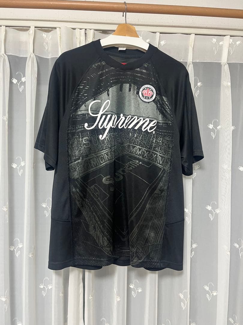 ウェア Supreme Jacquard Soccer Jersey \"Black\"