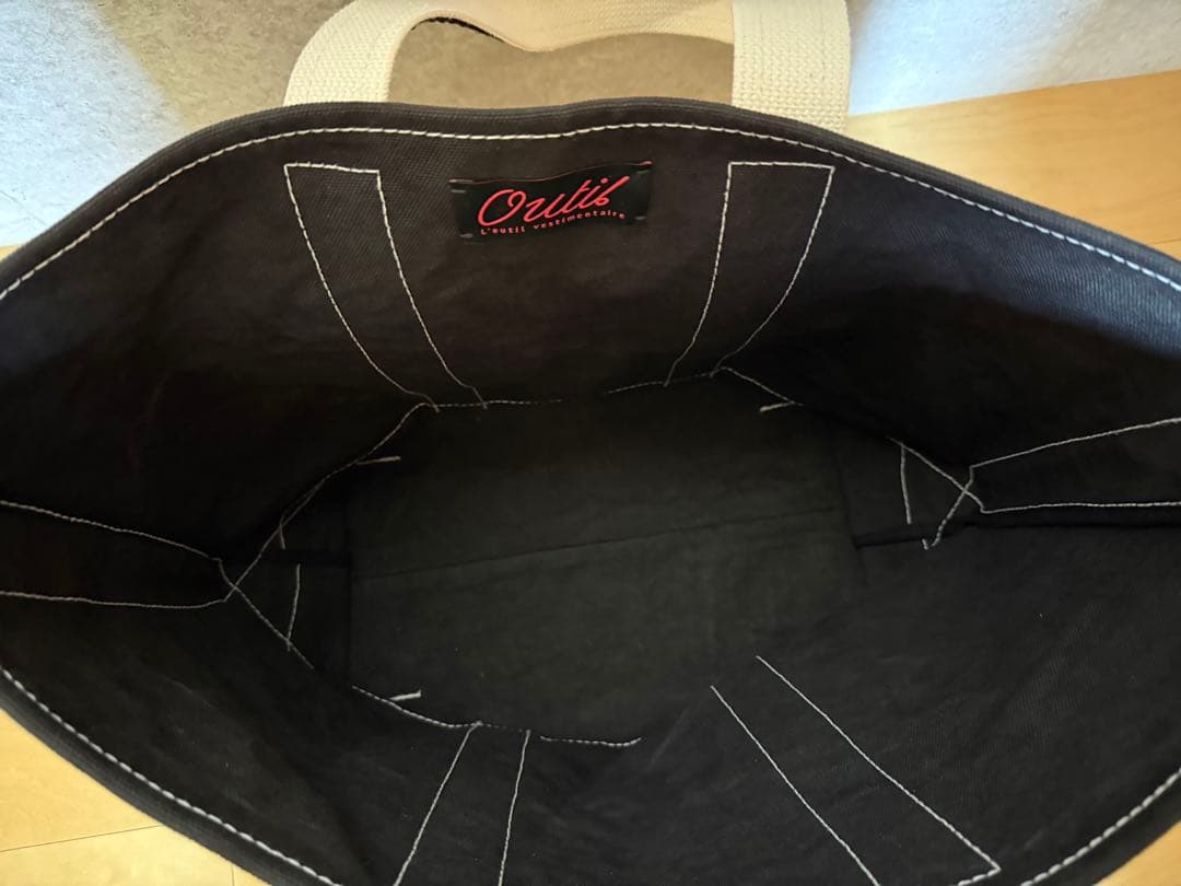 OUTIL SAC COLMAR Black Indigo トートバッグ