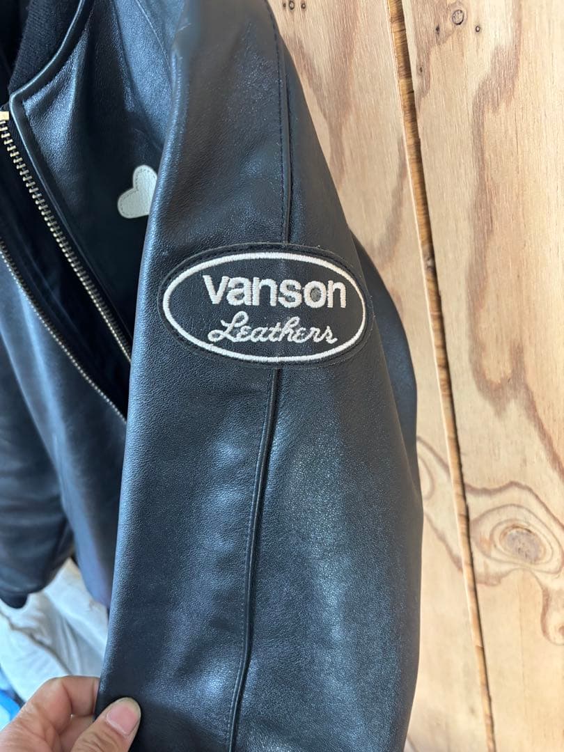 vanson クロスボーンレザージャケット　サイズ44 最終値下げ