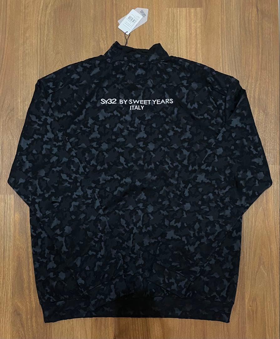 【SY32 SWEET YEARS】メンズ ロング モックネック XL カモ総柄