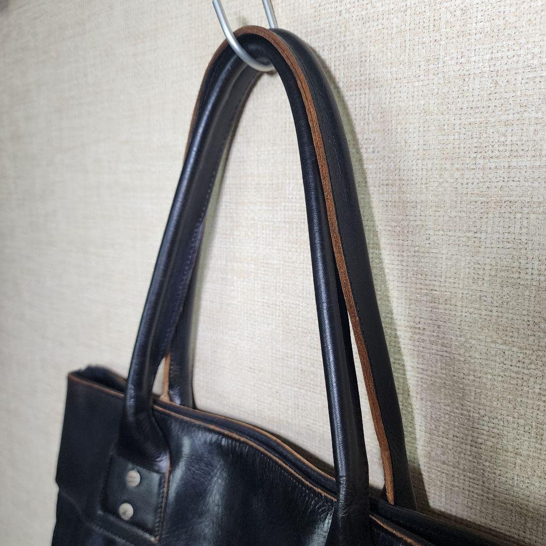 Yohji Yamamoto A.A.R ナイロン レザー トートバッグ A3可