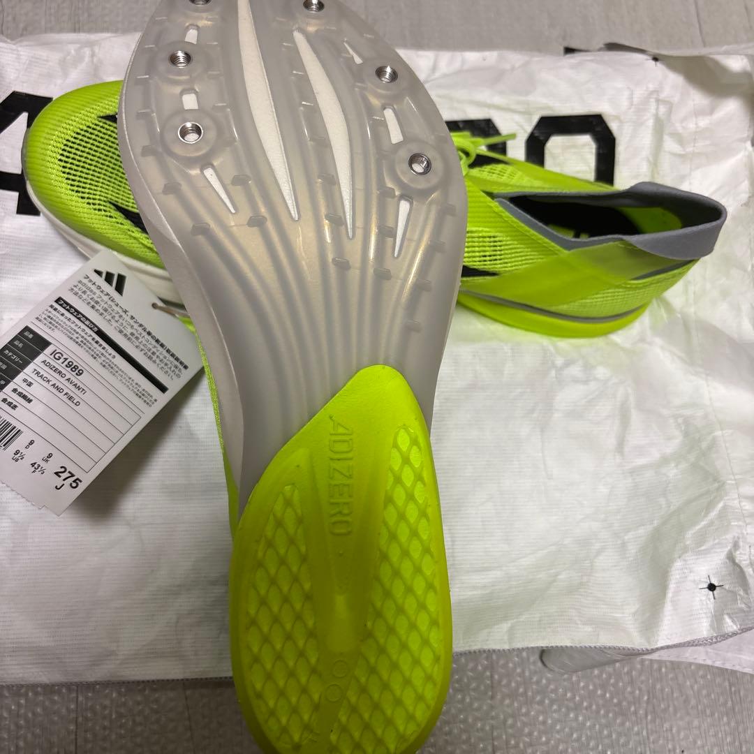 [新品未使用 美品]ADIZERO AVANTI 27.5