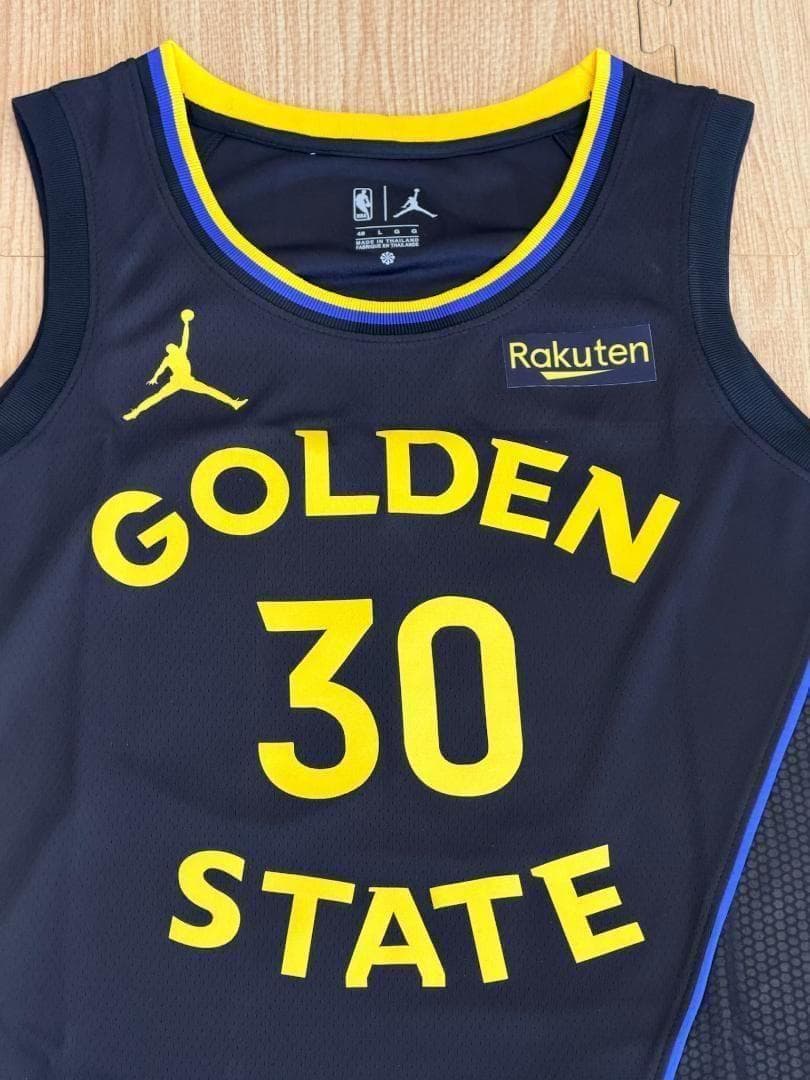 【大人気】NBA ウォリアーズ カリー ユニフォーム L シティエディション