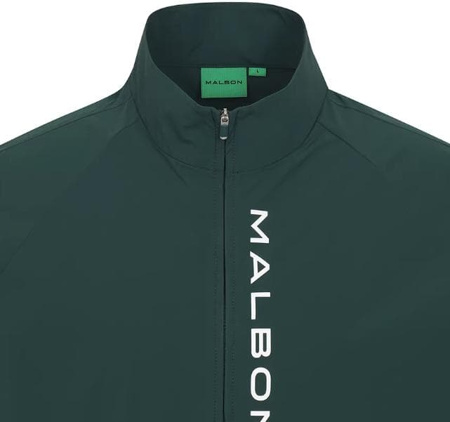 Malbon メンズゴルフウェア 半袖アウター 防風ストレッチ 限定モデル☘️
