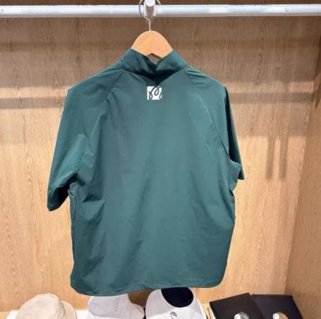 Malbon メンズゴルフウェア 半袖アウター 防風ストレッチ 限定モデル☘️