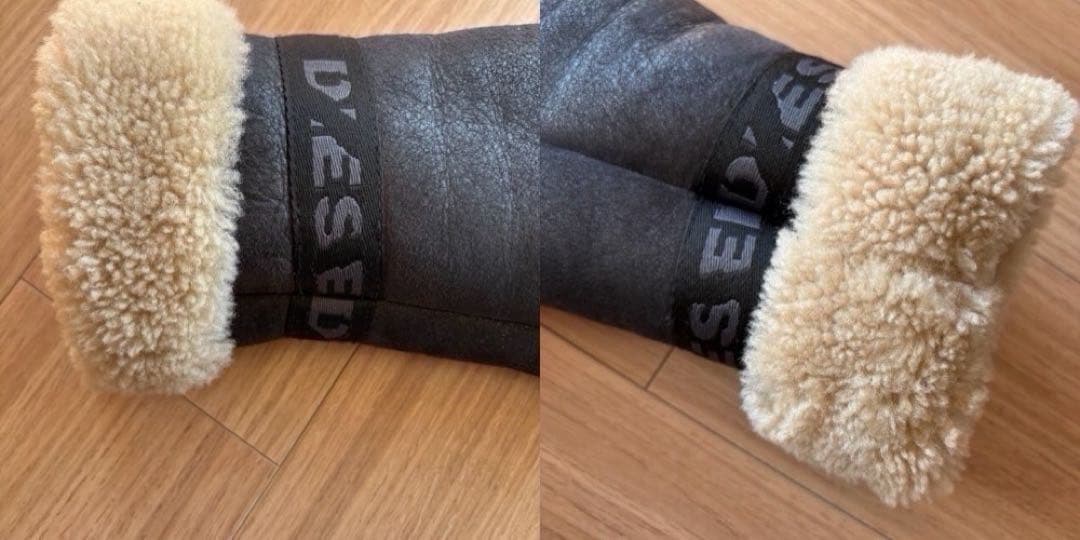 ディーゼル ムートンレザージャケット B-3タイプ XS DIESEL