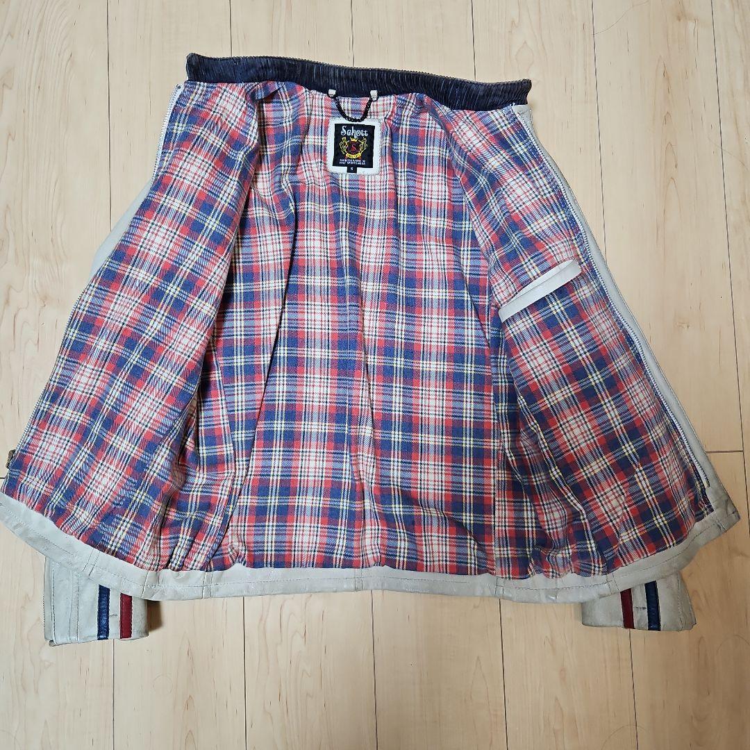 Schott クラシックレーサー　シングルライダース　サイズS