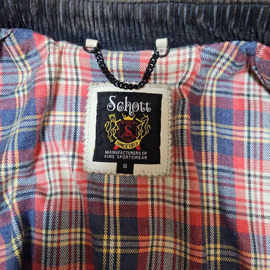 Schott クラシックレーサー　シングルライダース　サイズS
