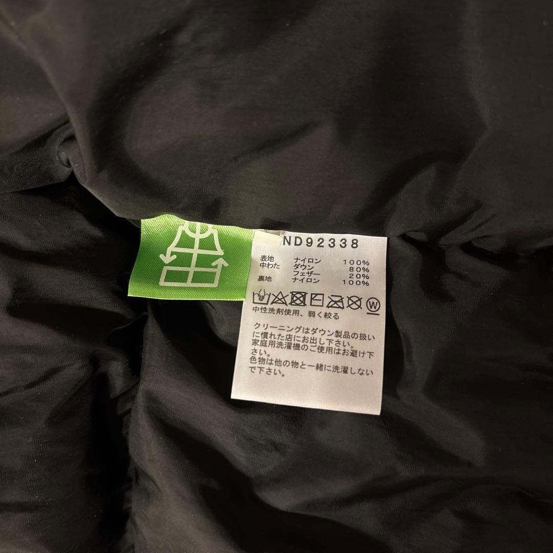 THE NORTH FACE ヌプシダウンベスト Lサイズ オリーブ/ブラック