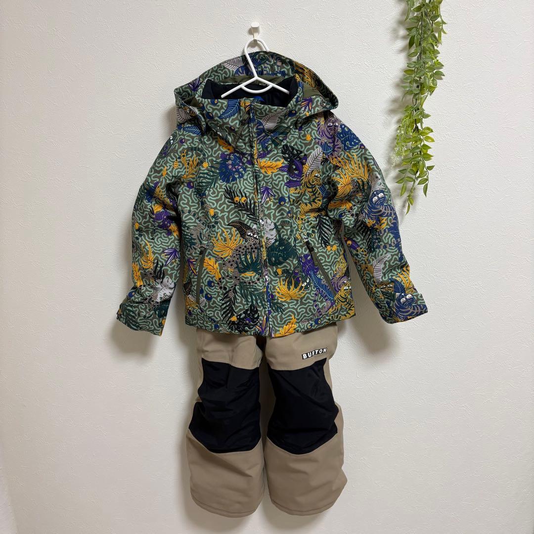BURTONスノーボードウェアキッズトドラー上下セットビブパンツジャケット