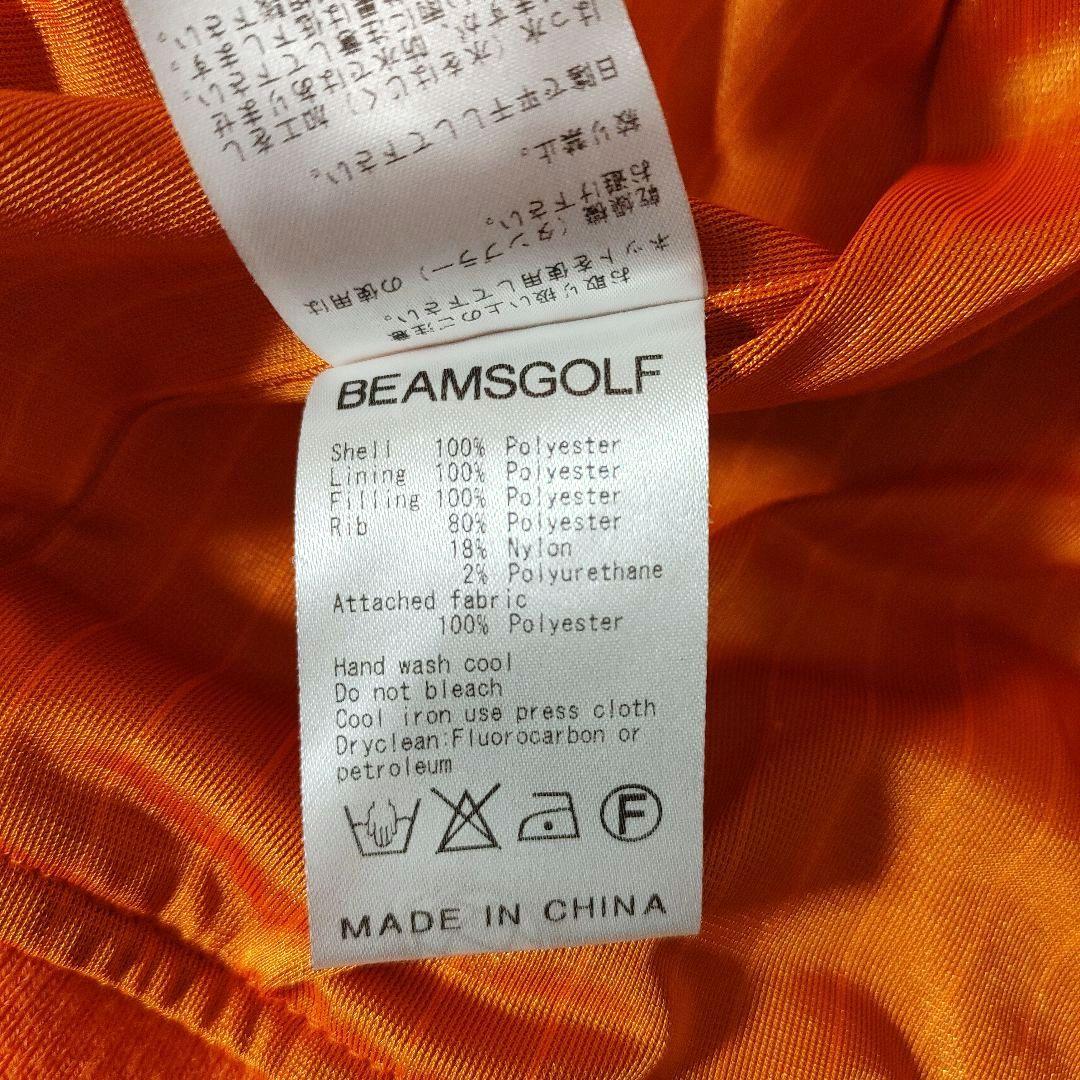 BEAMS GOLF★中綿ジャケット★袖取り外しベスト★オレンジ★L★美品