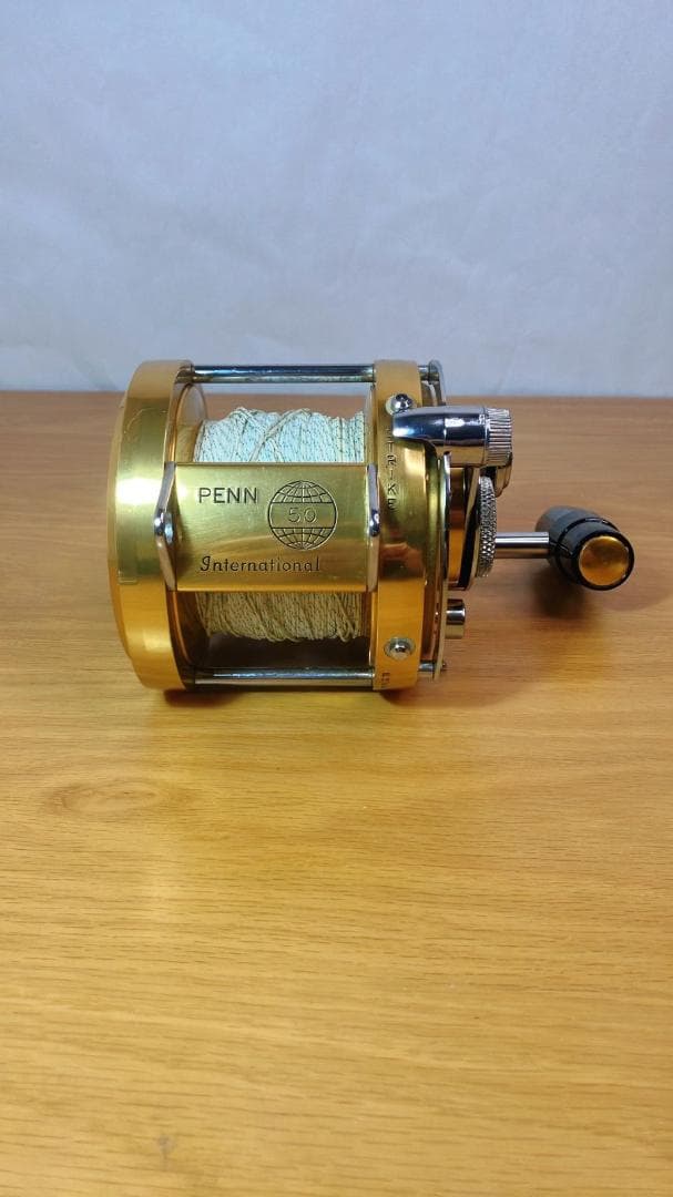 PENN International 50 大型リール ゴールド 現状品