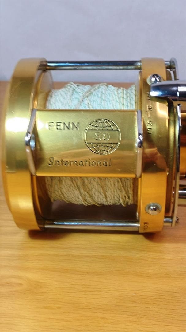 PENN International 50 大型リール ゴールド 現状品