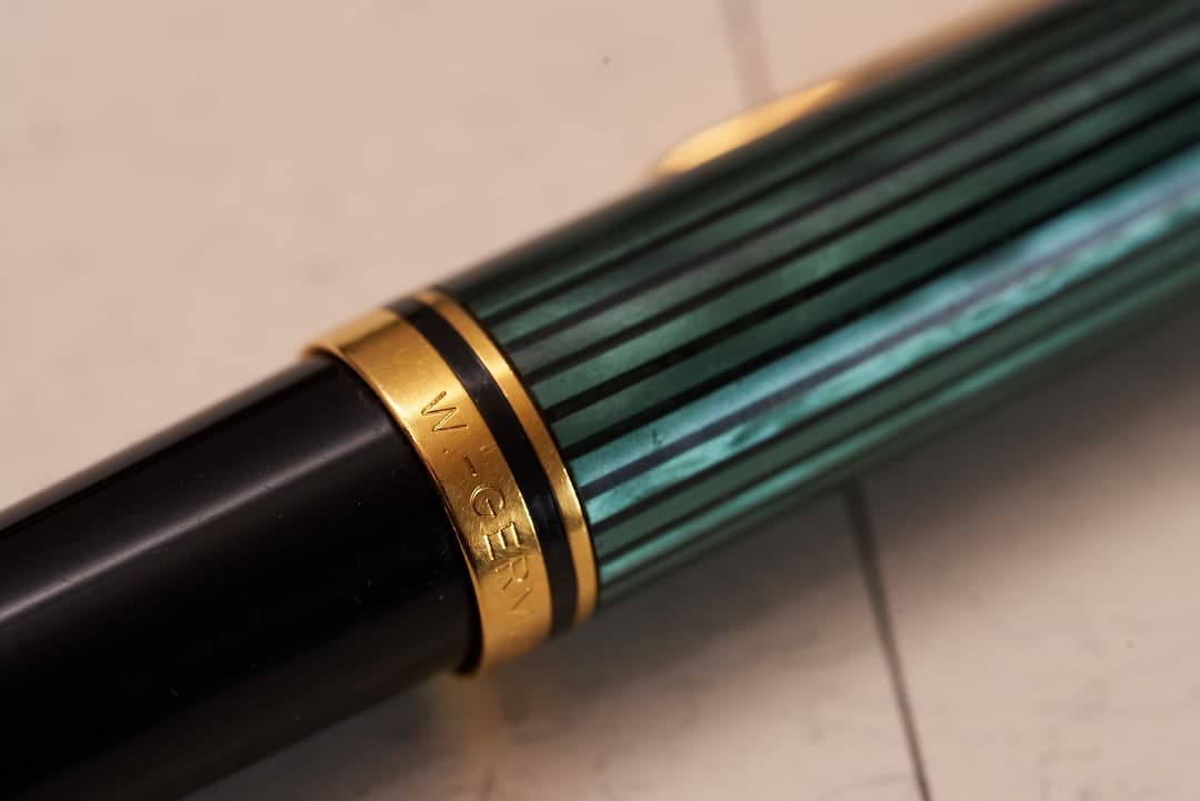 Pelikan ペリカン スーべレーン K800 ボールペン 緑縞 西ドイツ製