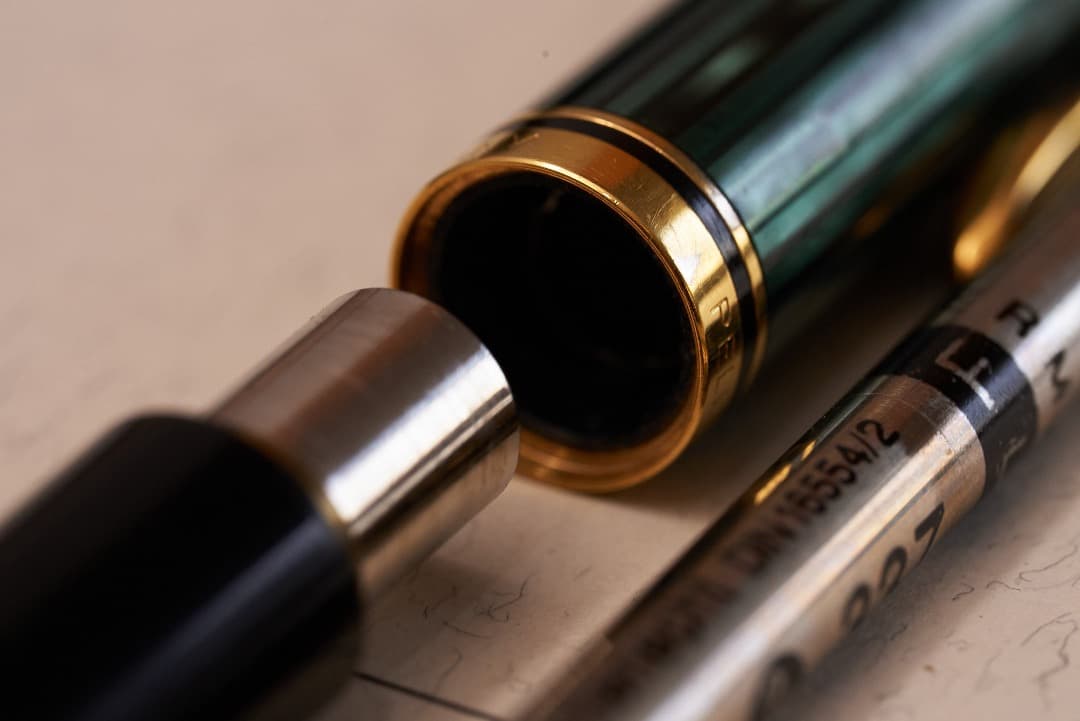 Pelikan ペリカン スーべレーン K800 ボールペン 緑縞 西ドイツ製