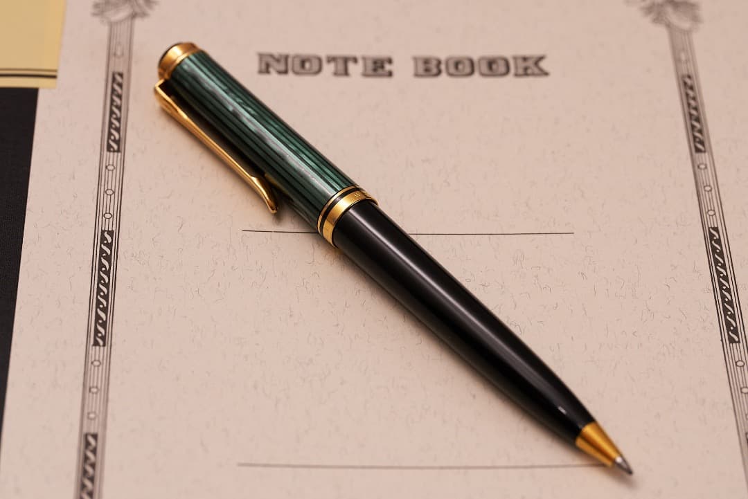 Pelikan ペリカン スーべレーン K800 ボールペン 緑縞 西ドイツ製