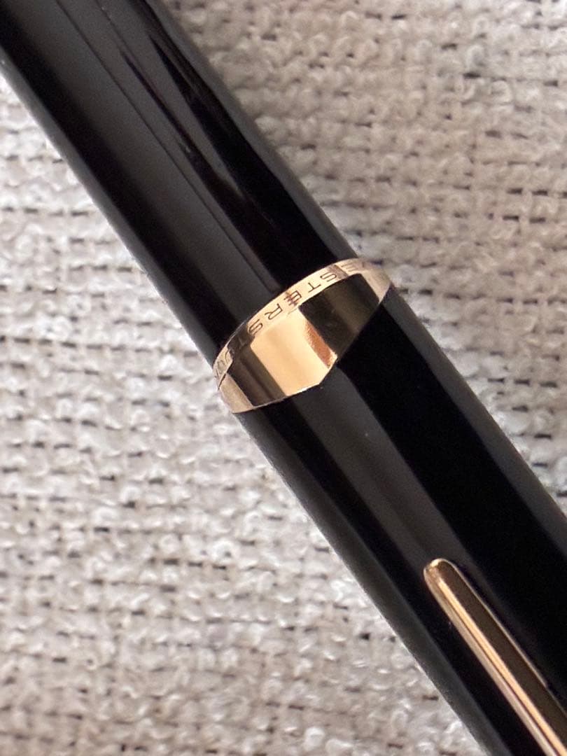 ◾️MONT BLANC モンブラン◾️万年筆 N o.14◾️黒色／金色◾️吸入式◾️