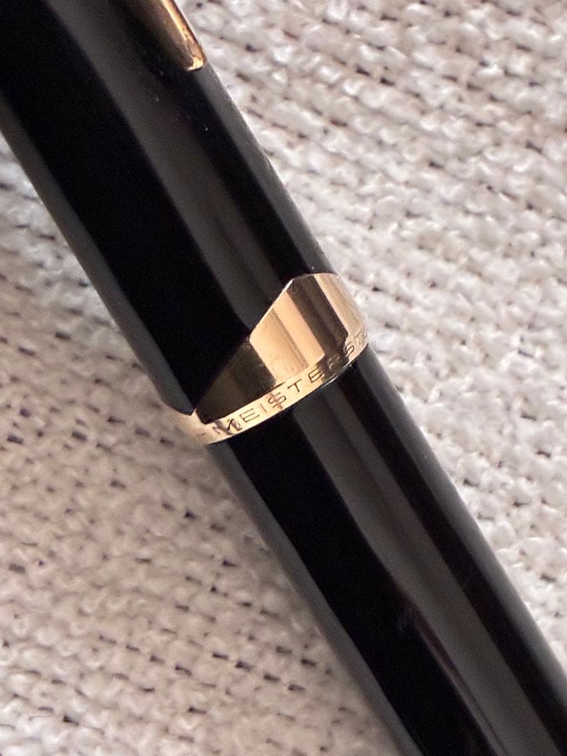 ◾️MONT BLANC モンブラン◾️万年筆 N o.14◾️黒色／金色◾️吸入式◾️