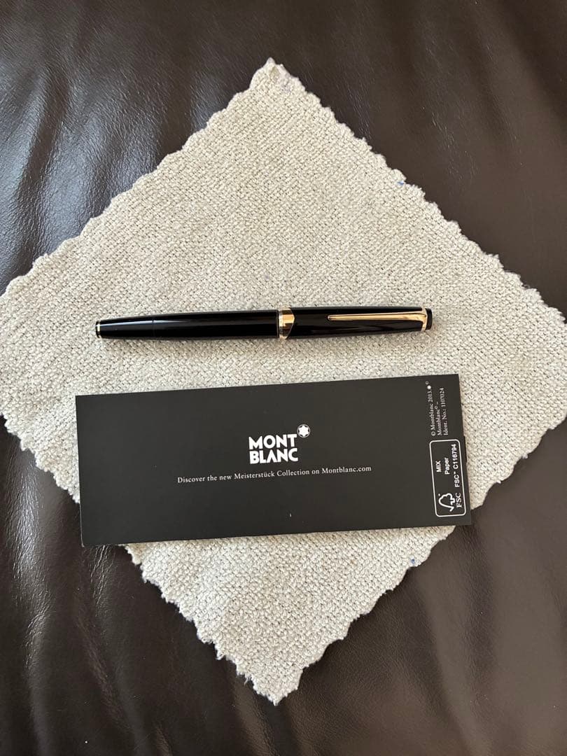 ◾️MONT BLANC モンブラン◾️万年筆 N o.14◾️黒色／金色◾️吸入式◾️