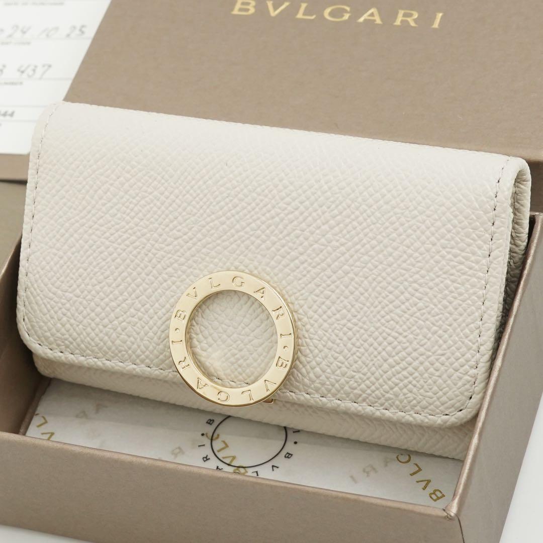 ✨新品未使用・箱証明書付き✨　ブルガリ　キーケース　6連　ビーゼロワン　レザー