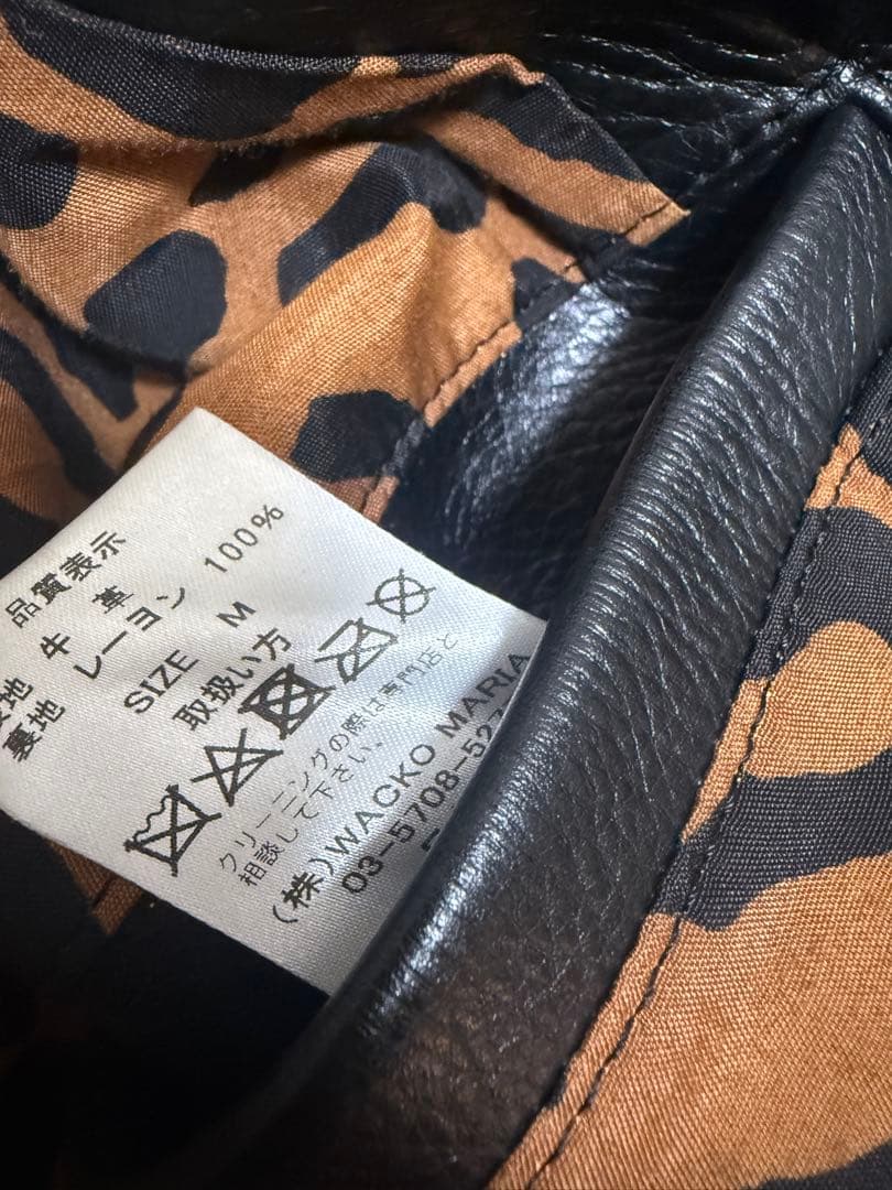 ジャケット・アウター wackomaria SINGLE RIDERS LEATHER