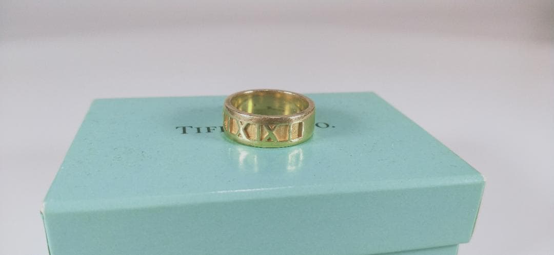 パ*ダ様 Tiffany&Co. ティファニー リング　アトラス　ゴールドカラー