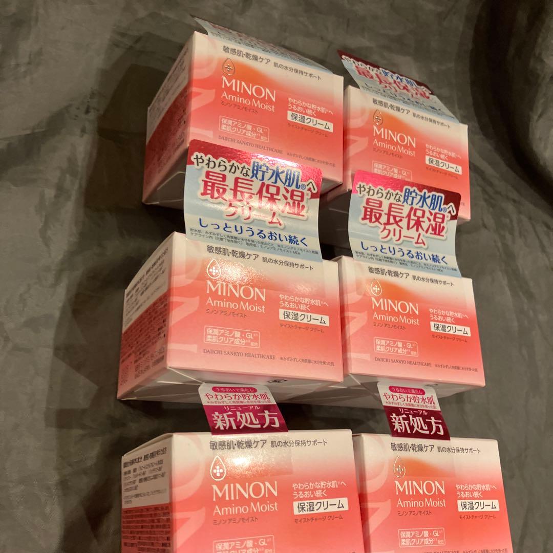 ミノン　アミノモイスト　モイストチャージ　クリーム40g×6個セット