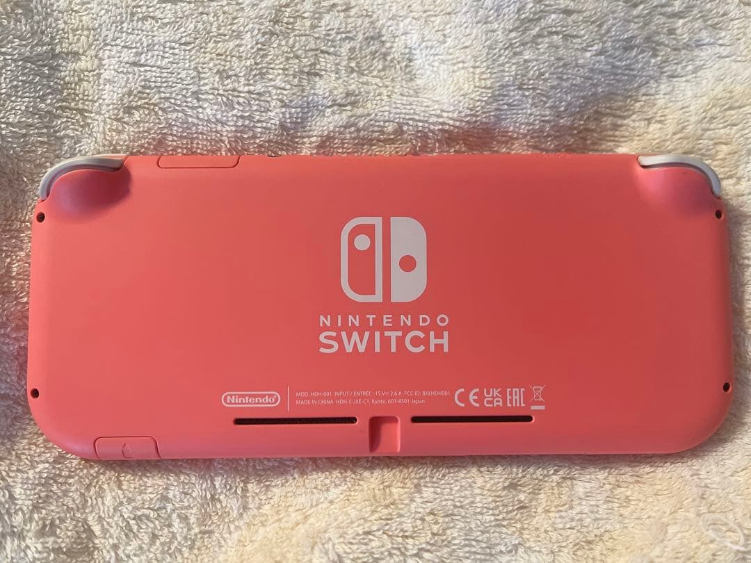 Nintendo Switch Lite コーラルピンク 専用ケース付き