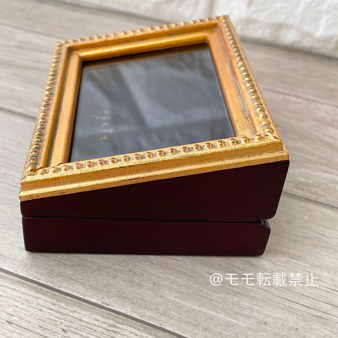 アガット　額装アクセサリーボックス　ジュエリーケース　未使用　agete BOX