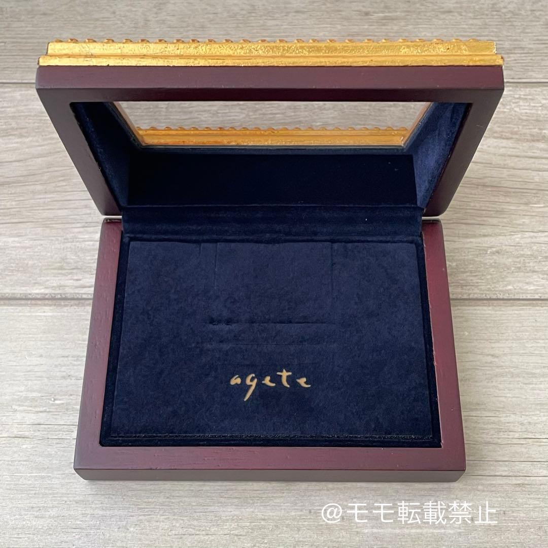 アガット　額装アクセサリーボックス　ジュエリーケース　未使用　agete BOX