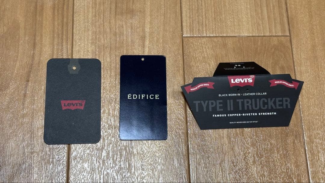Levi's for ÉDIFICE 2nd Type ブラックデニムジャケット