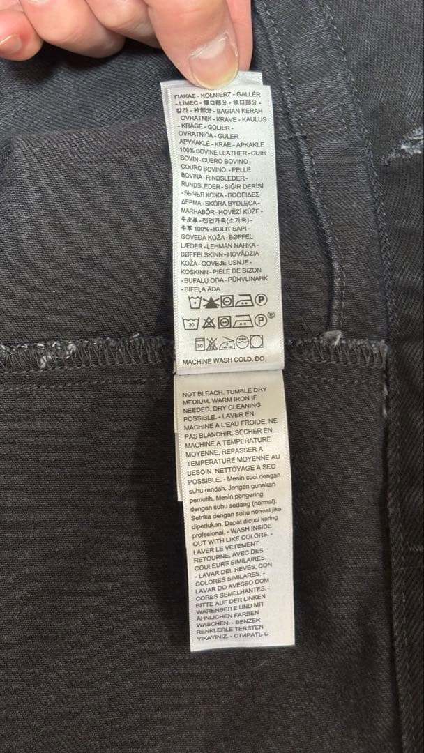 Levi's for ÉDIFICE 2nd Type ブラックデニムジャケット