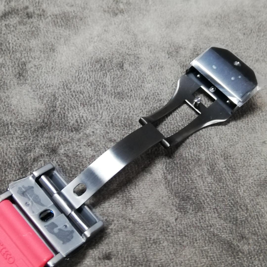 アストロン　腕時計　ラバー　ベルト　ブラック　未使用品　（MK240）