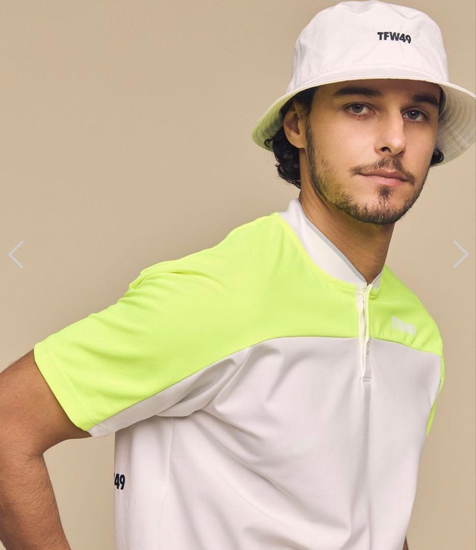 メンズウェア TFW49 25SS MESH COLLAR LESS POLO L