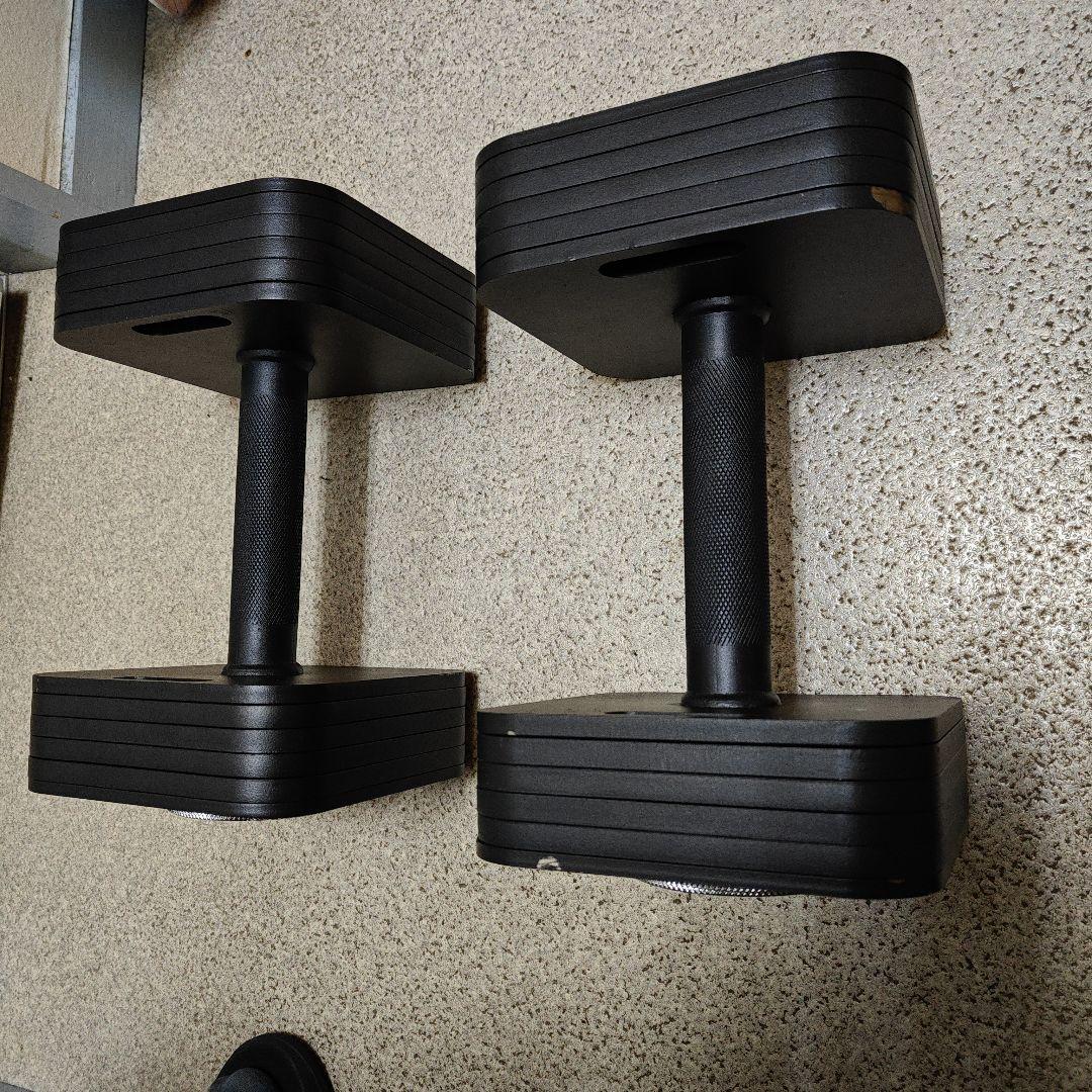 MOJEER 四角い 可変式ダンベル 24kg １つ その2
