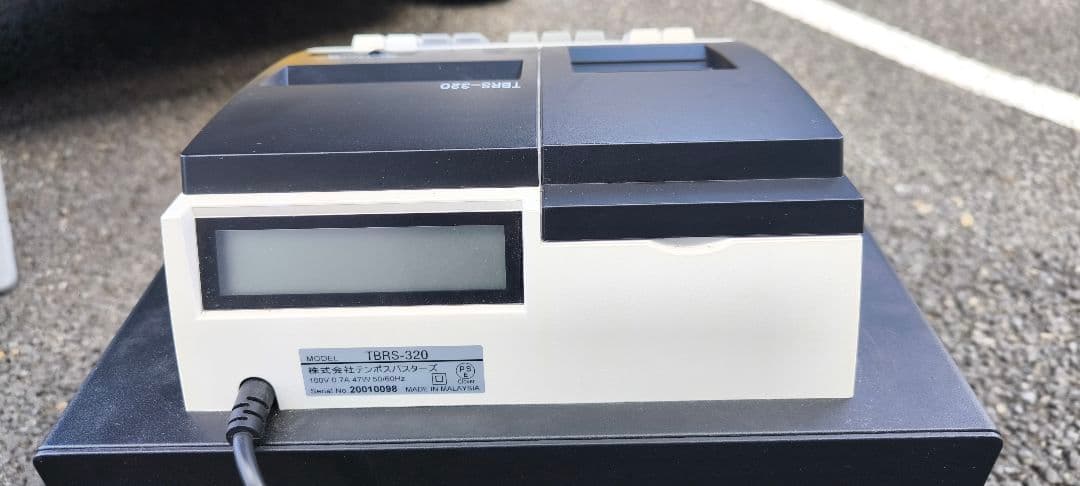 レジスター　TBRS-320　中古品　鍵無し　店舗用品　電源確認のみ実施