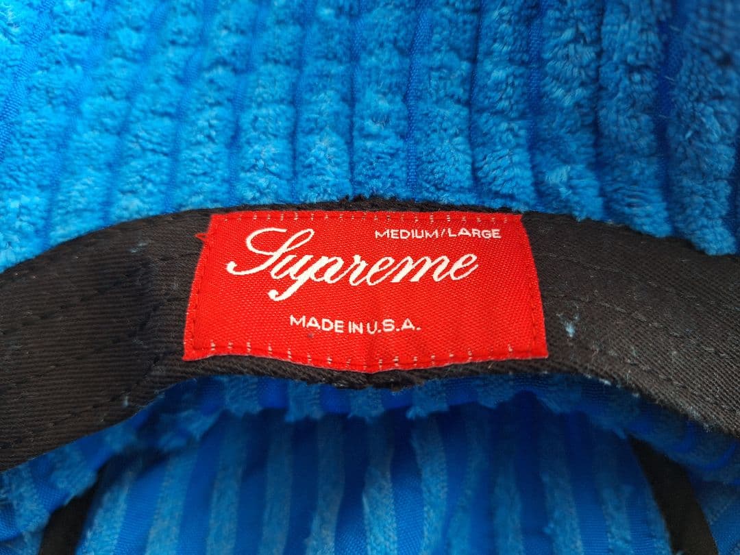 Supremeタオル生地ハット